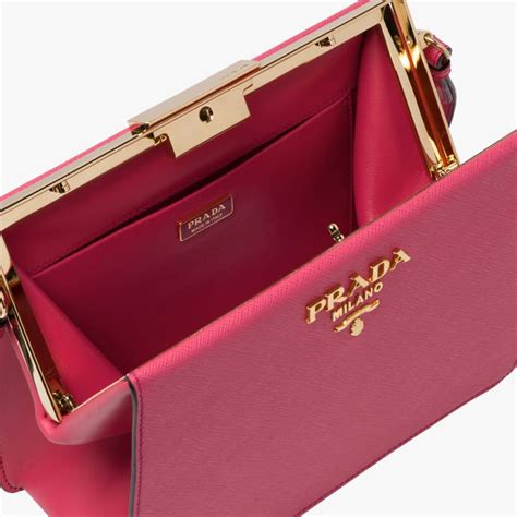 prada light pink purse|small pink Prada purse.